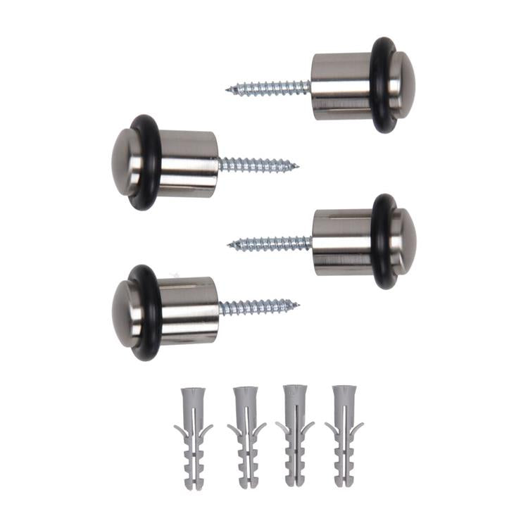 Load image into Gallery viewer, Mack 1069045 - deurstop cilindermodel inox look ø 20h30 mm 4 st pc | 6 stuks