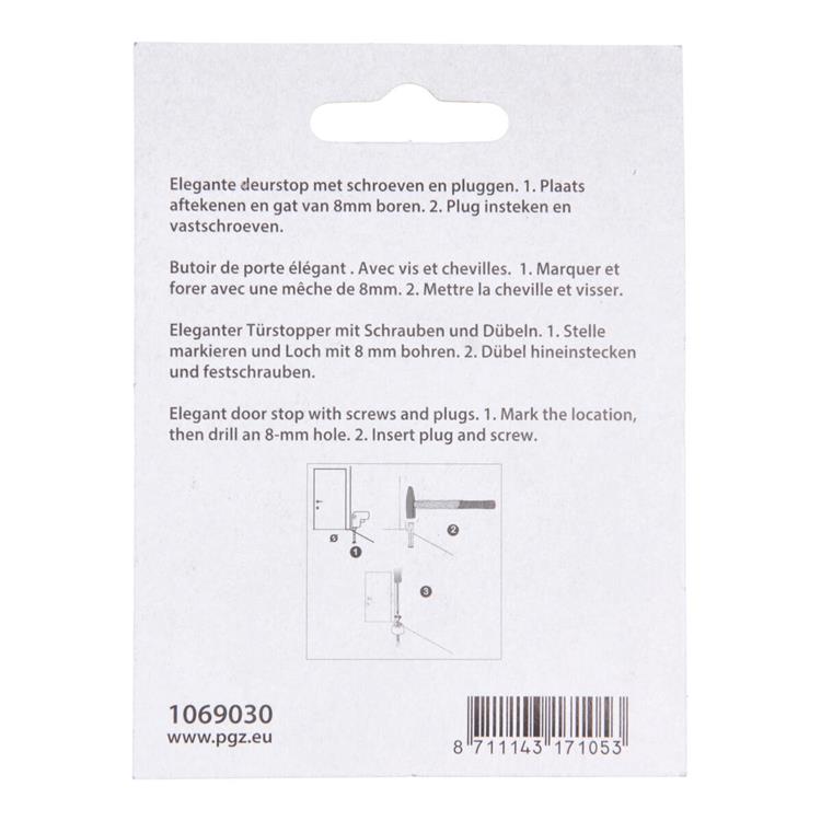 Load image into Gallery viewer, Mack 1069030 - deurstop met rubber zwart ø 30 mm 1 st pc | 6 stuks