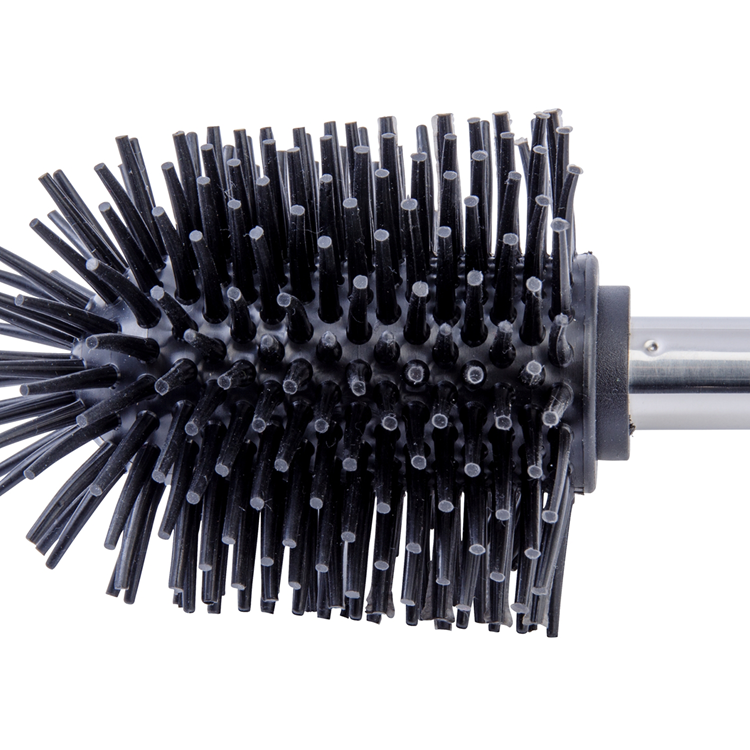 Load image into Gallery viewer, Wenko vervangborstel siliconen met rvs steel, lengte 35cm, borstelkop ø 7,5cm - toiletborstel - wc borstel los - losse toiletborstel - hygiënisch, sneldrogend en slijtvast