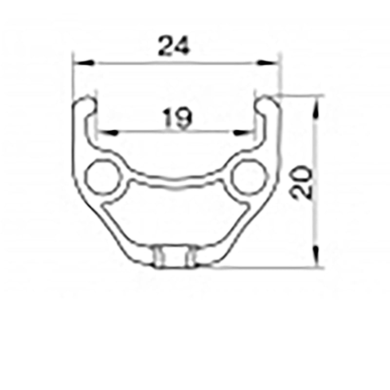 Load image into Gallery viewer, 2.19 trekking rear wheel