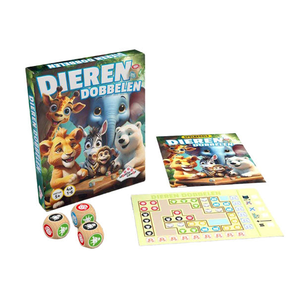 Load image into Gallery viewer, Identity games dieren dobbelen - dobbelspel - voor de hele familie