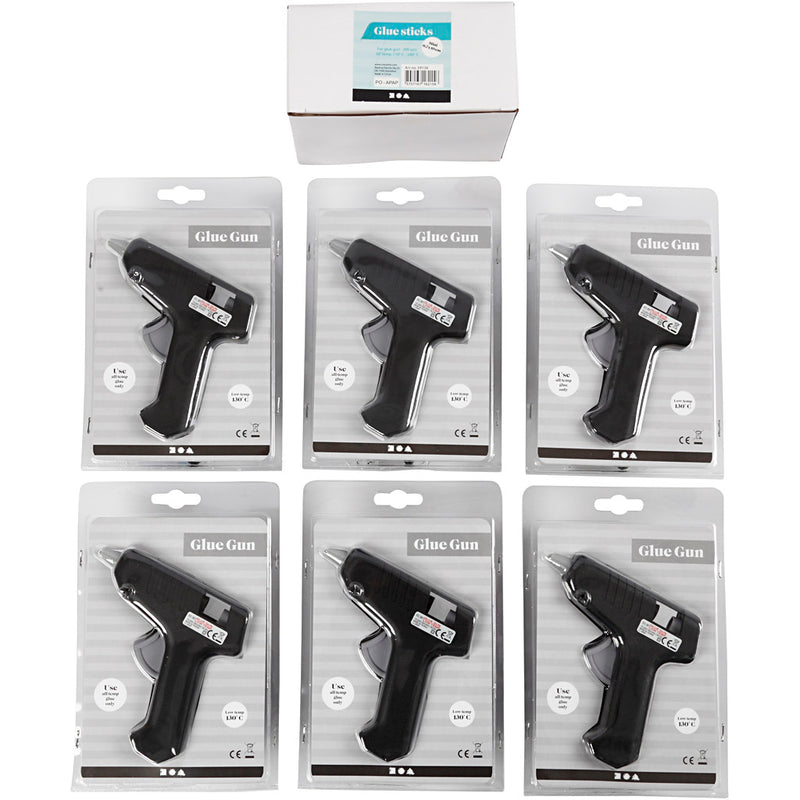Afbeelding laden in galerijviewer, Https: www.cchobby.nl mini-lijmpistool-met-lijmpatronen-130-c-lage-temperatuur-ca-125-cm-snoer-eu-1-set