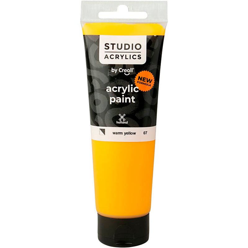 Load image into Gallery viewer, Https: www.cchobby.nl creall-studio-acrylverf-semi-dekkend-warm-yellow-07-120-ml-1-fles