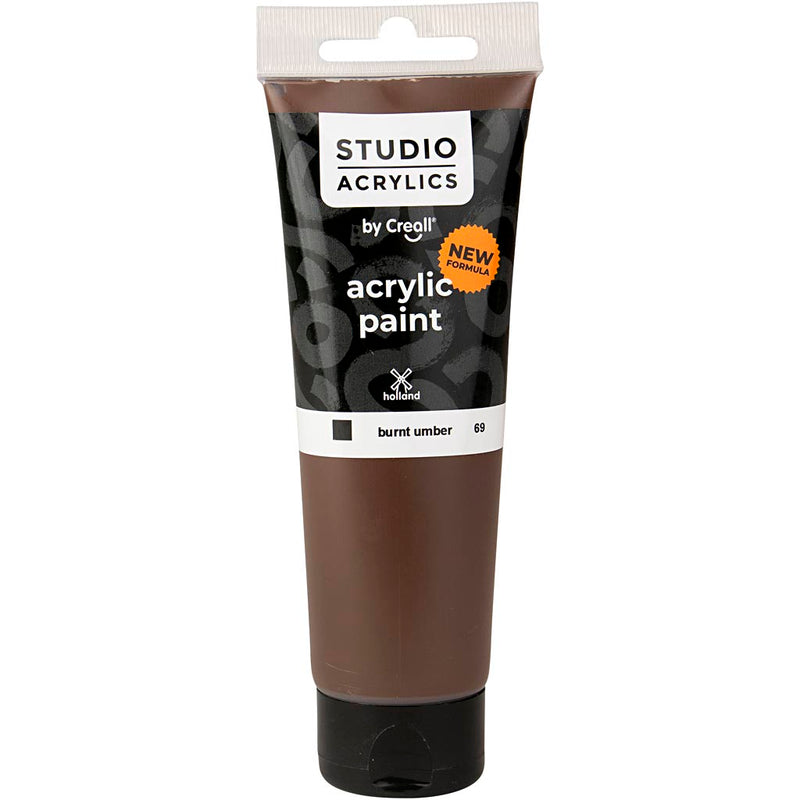 Load image into Gallery viewer, Https: www.cchobby.nl creall-studio-acrylverf-dekkend-burnt-umber-69-120-ml-1-fles