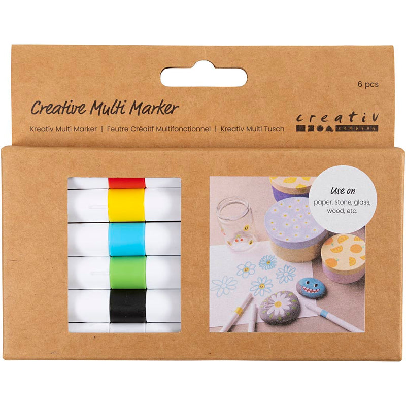 Load image into Gallery viewer, Creativ company creatieve multi stift 4mm diverse kleuren - 6st.