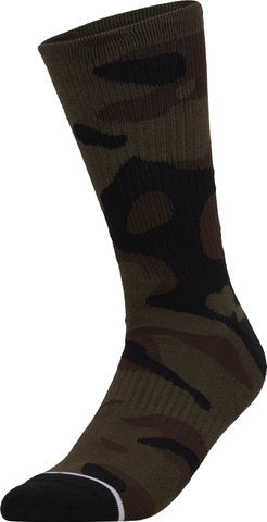 Load image into Gallery viewer, Fox head fox camo crew socks