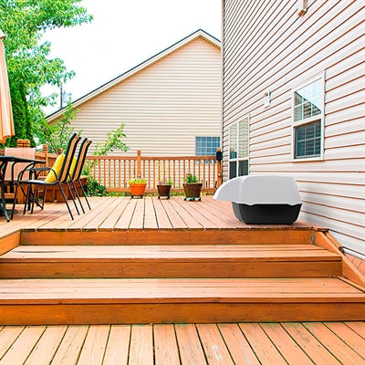 Load image into Gallery viewer, Ferplast Kattenbak cosmic outdoor zwart