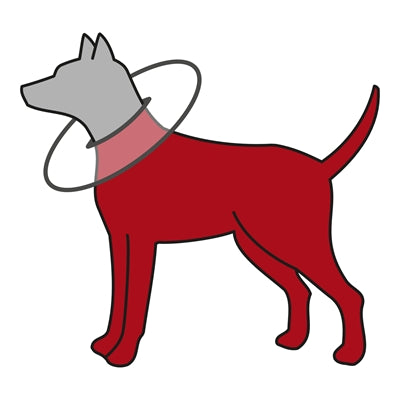 Load image into Gallery viewer, Trixie beschermkraag schuimrubber grijs