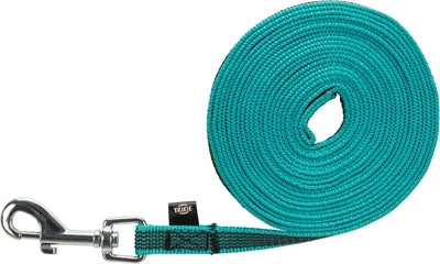 Load image into Gallery viewer, Trixie Hondenriem sleeplijn met rubber turquoise