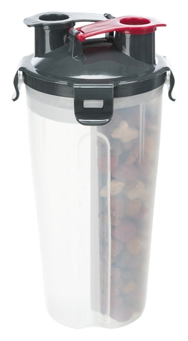 Load image into Gallery viewer, Trixie waterfles voerfles inclusief reisbak kunststof silicone