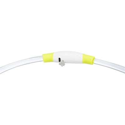Load image into Gallery viewer, Trixie lichtgevende halsband usb flash light oplaadbaar tpu groen