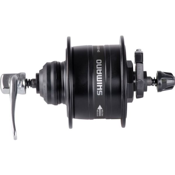 Load image into Gallery viewer, Shimano dynamonaaf hd-3d37 3 watt - 32 gaats - center lock - snelspanner - zwart
