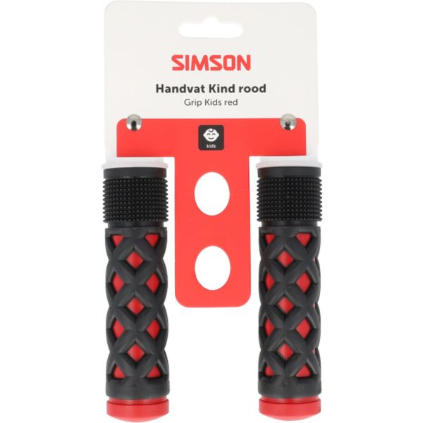 Load image into Gallery viewer, Simson handvatten kinder rood-zwart