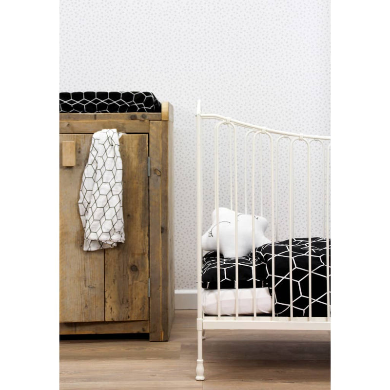 Load image into Gallery viewer, Noordwand behang fabulous world dots wit en grijs