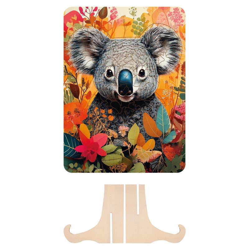 Afbeelding laden in galerijviewer, Moxy houten puzzel koala unieke vormen