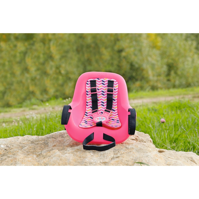 Load image into Gallery viewer, Baby born fietsstoeltje roze