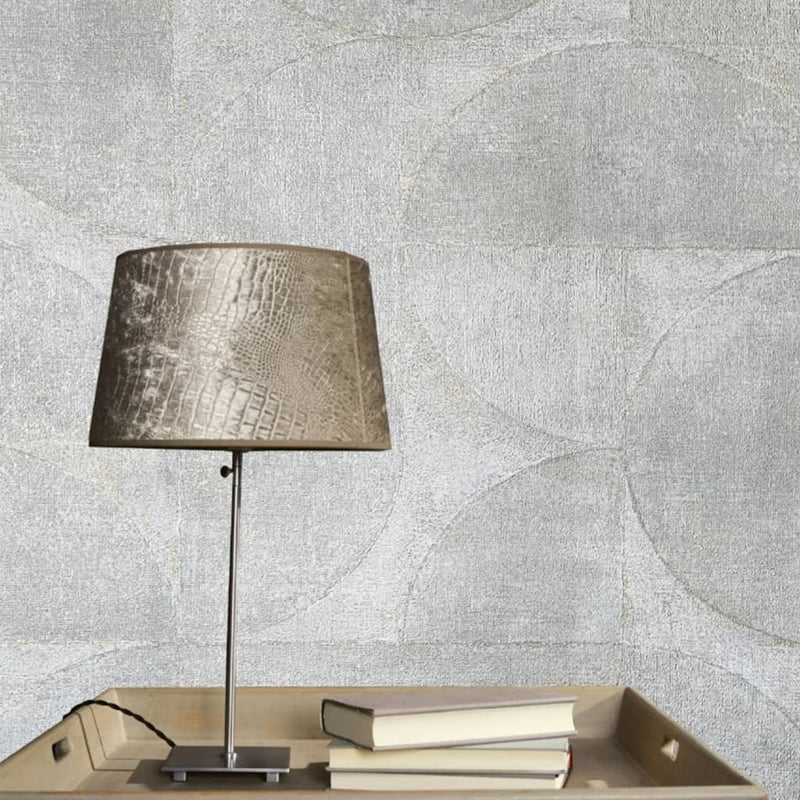 Load image into Gallery viewer, Noordwand behang vintage deluxe graphic circle look metallic beige