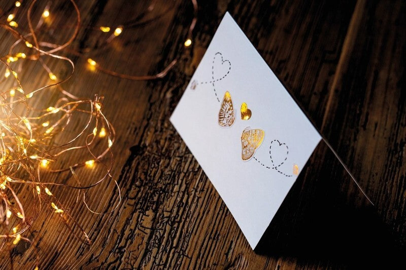 Load image into Gallery viewer, Avery av-53282 folie etiket z-design creative pakje a 2 vel gouden hartjes