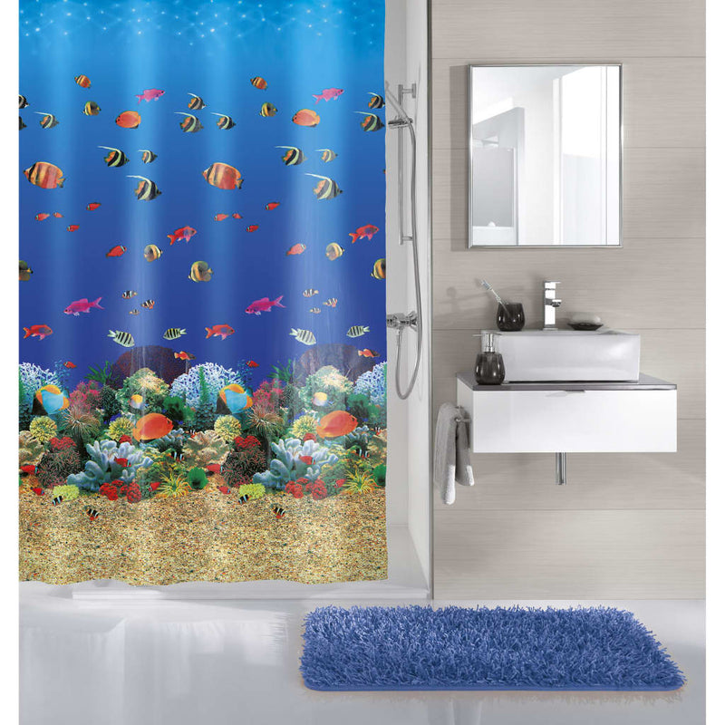 Load image into Gallery viewer, Kleine wolke kleine wolke douchegordijn malediven 180x200 cm meerkleurig
