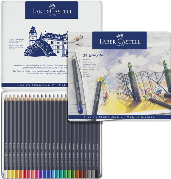 Load image into Gallery viewer, Faber castell fc-114724 kleurpotlood faber-castell goldfaber etui à 24 stuks