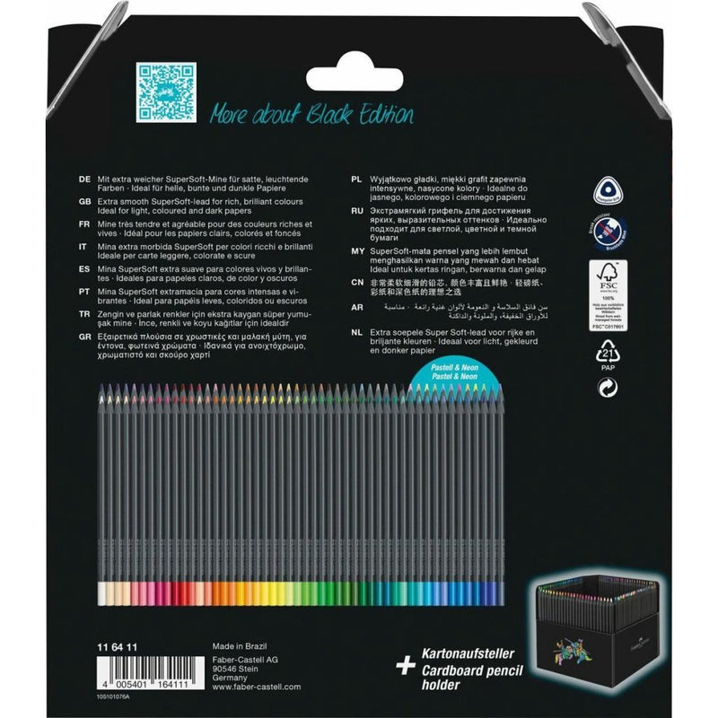 Load image into Gallery viewer, Faber castell fc-116411 kleurpotlood black edition 100 stuks