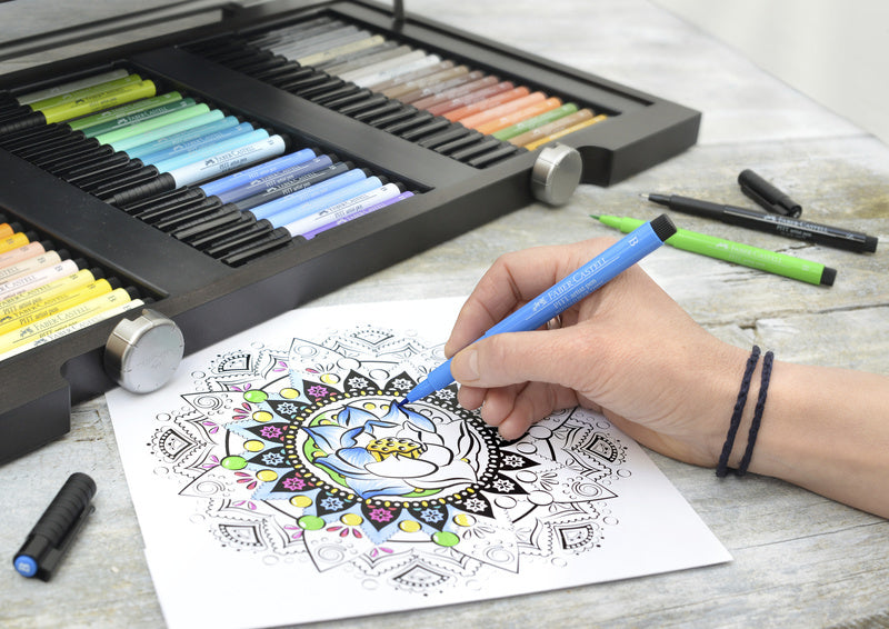 Load image into Gallery viewer, Faber castell fc-167398 tekenstift pitt artist pen 251 zilver