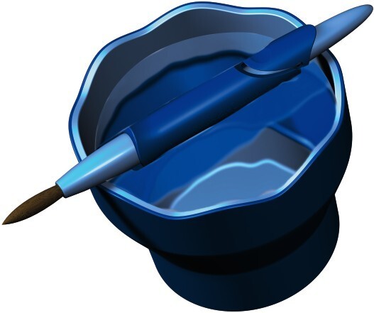 Load image into Gallery viewer, Faber castell fc-181510 watercup clic go blauw