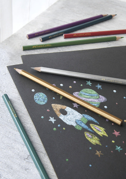 Load image into Gallery viewer, Faber castell kleurpotloden metallic faber-castell hexagonaal assortiment