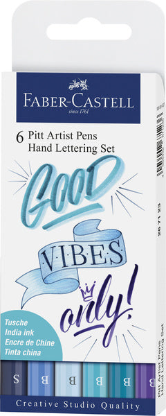 Load image into Gallery viewer, Faber castell fc-267123 tekenstift faber-castell pitt artist pen letteringset 6x