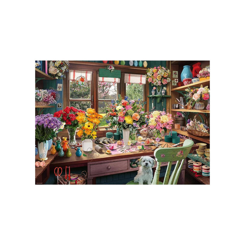 Load image into Gallery viewer, Ravensburger – my haven no.13: flower arranger – legpuzzel – 1000 stukjes