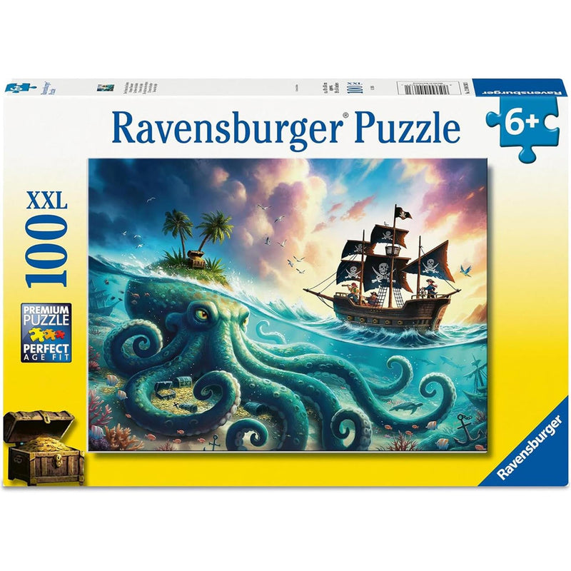 Load image into Gallery viewer, Ravensburger puzzel piratenschat 100pcs
