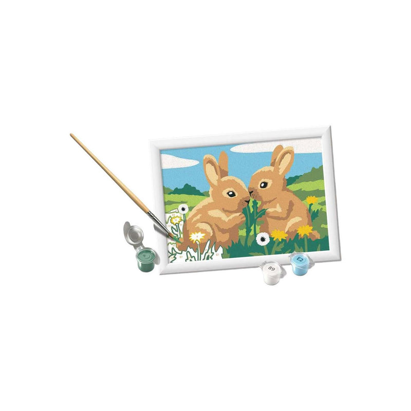 Load image into Gallery viewer, Ravensburger creart schilderen op nummer - konijnen vriendjes