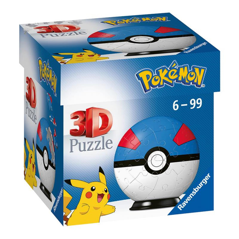 Load image into Gallery viewer, Ravensburger pokémon great ball 3d puzzel, 54st.