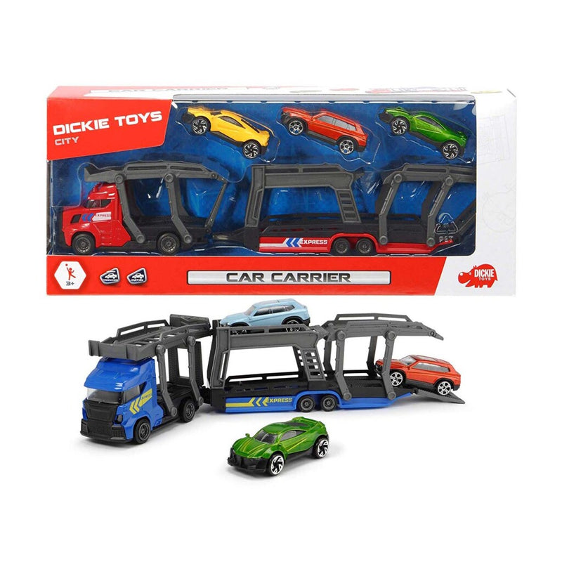 Load image into Gallery viewer, Dickie toys autotranssporter + 3 auto #039;s