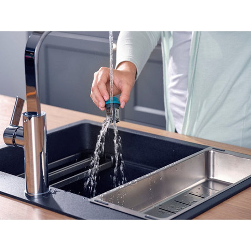 Load image into Gallery viewer, Leifheit 3221 hand-spiraalsnijder blauw grijs