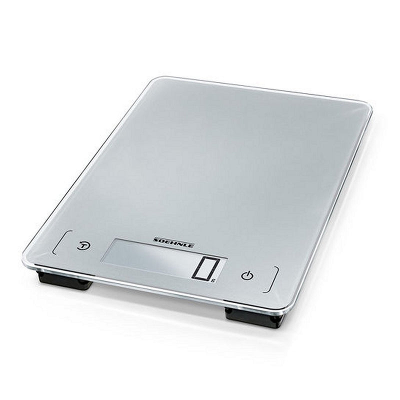 Load image into Gallery viewer, Soehnle 66225 page waterproof digitale keukenweegschaal grijs