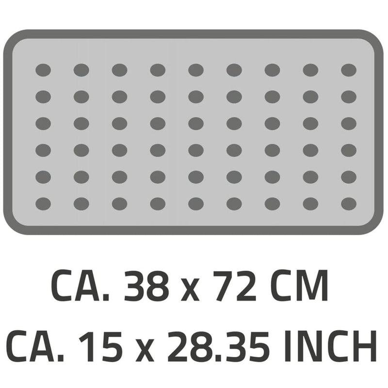 Load image into Gallery viewer, RIDDER RIDDER Badmat anti-slip Plattfuß 72x38 cm grijs 67087