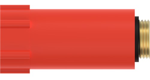 Afbeelding laden in galerijviewer, Kirchhoff kunststof bouwplug, rood, 1 2 , messing schroefdraad - 989135355