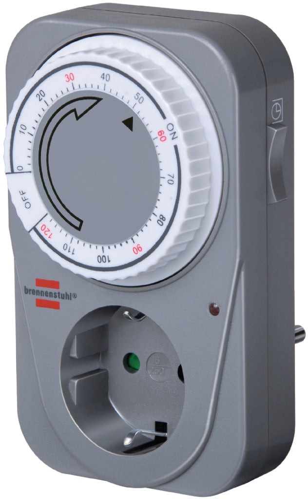 Load image into Gallery viewer, Brennenstuhl bn-1506590 tijdschakelaar analoog binnen 15 min. 3500 w