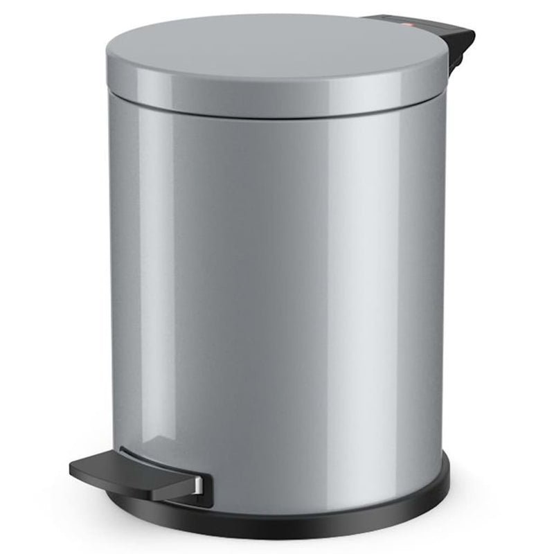 Load image into Gallery viewer, Hailo Hailo Pedaalemmer met gegalvaniseerde binnenemmer Solid M 12 L zilver