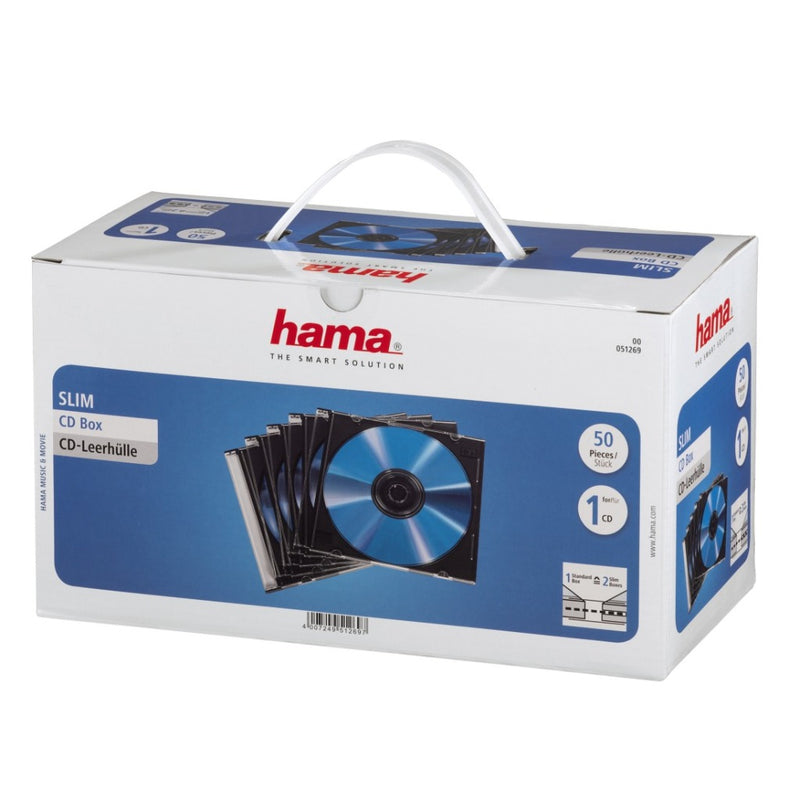 Load image into Gallery viewer, Hama cd slim box 50p.