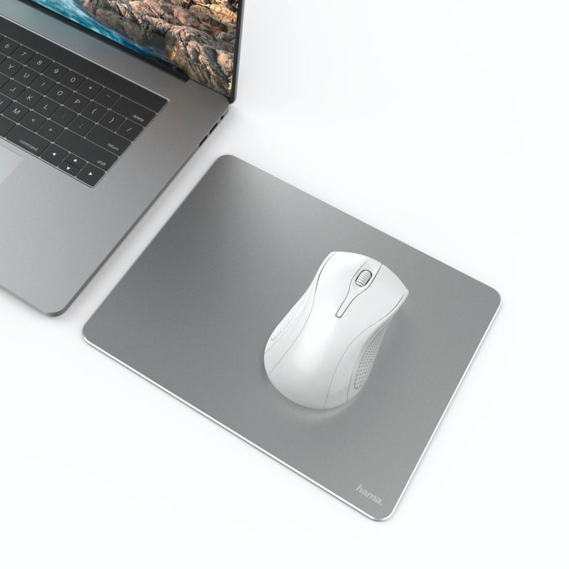 Load image into Gallery viewer, Hama Muispad Aluminium Zilver