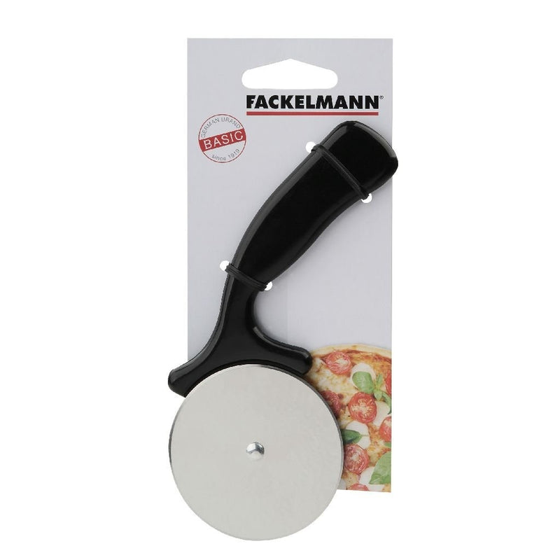 Load image into Gallery viewer, Fackelmann basic pizzasnijder 16 cm zwart pp rvs