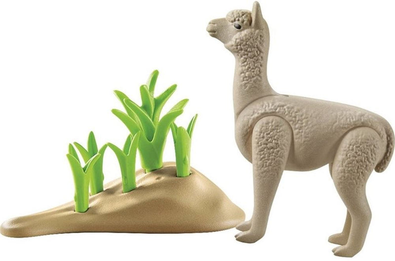 Load image into Gallery viewer, Playmobil wiltopia alpaca. 9,5x17 cm