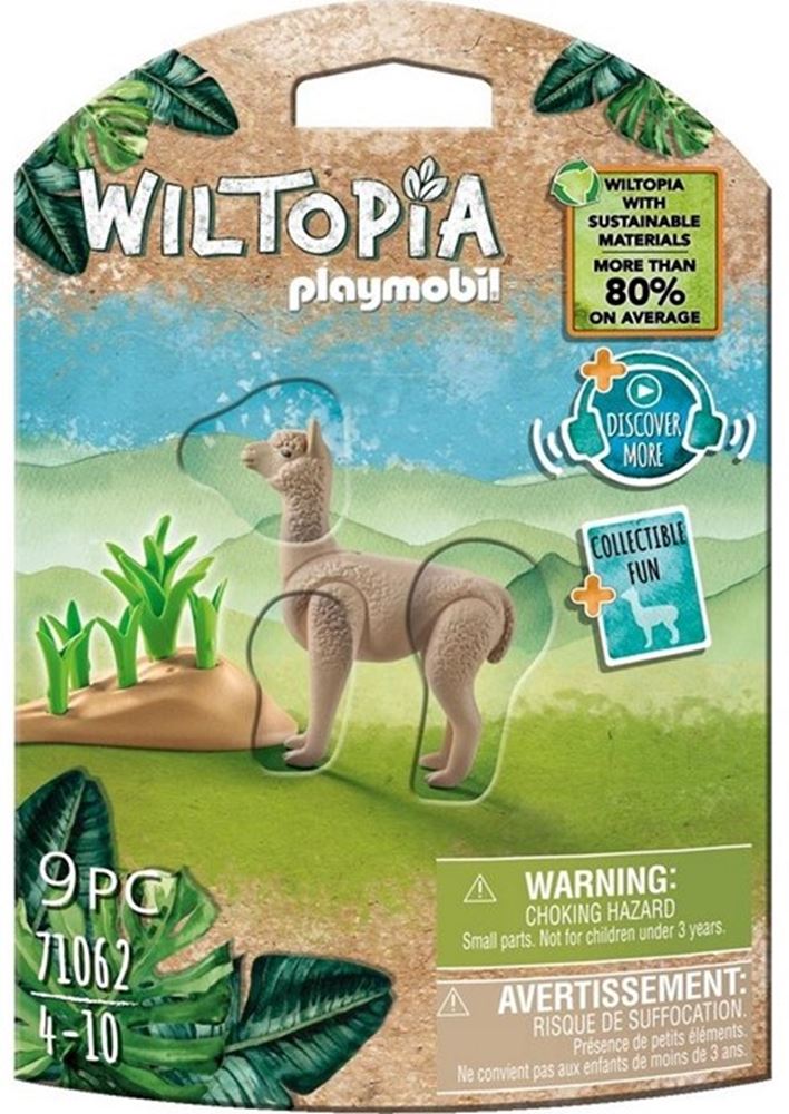 Load image into Gallery viewer, Playmobil wiltopia alpaca. 9,5x17 cm
