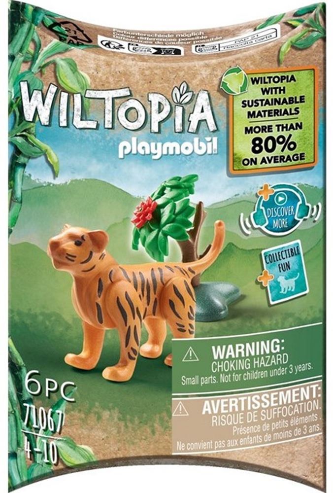 Afbeelding laden in galerijviewer, Playmobil wiltopia baby tijger. 7x12 cm