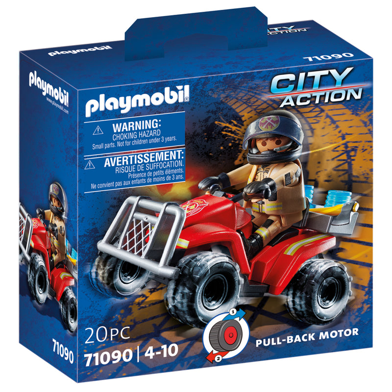 Load image into Gallery viewer, Playmobil City Action Brandweer Speed Quad 71090