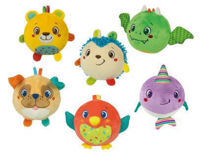 Afbeelding laden in galerijviewer, Clementoni baby knijpballen soft | 24 stuks