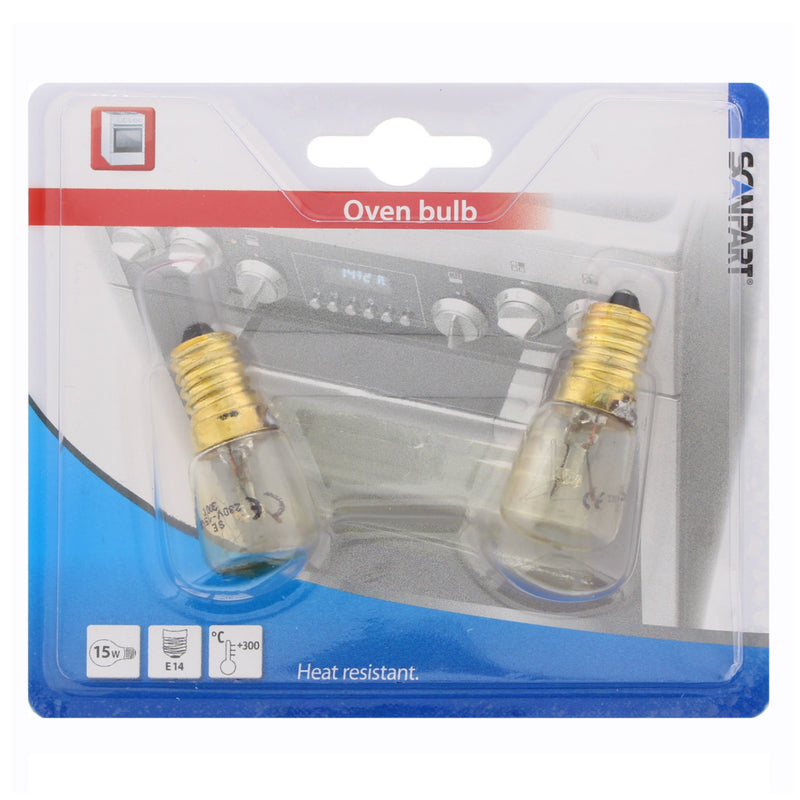 Load image into Gallery viewer, Scanpart ovenlamp e14 15w 300gr buis a2