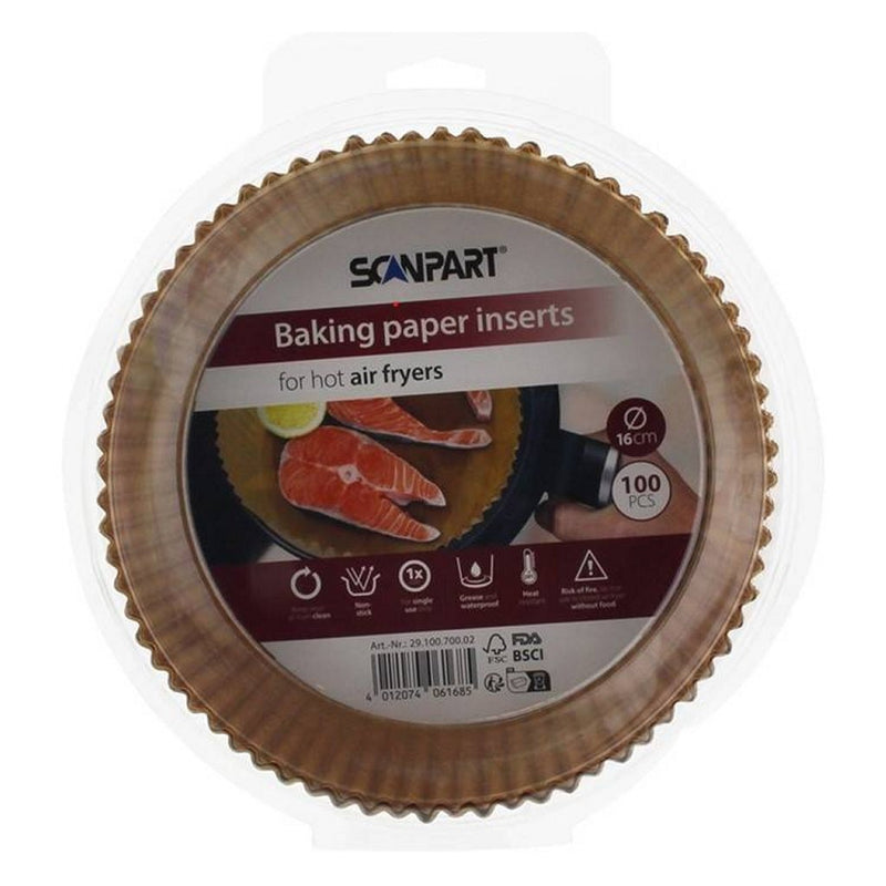 Load image into Gallery viewer, Scanpart bakpapier airfryer 16 cm 100 stuks